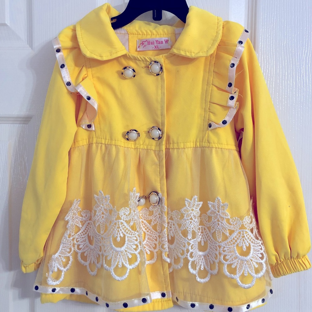 Spring color coat for baby girl 12-18months